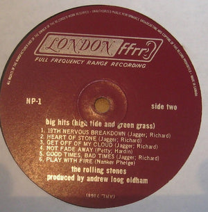 Rolling Stones, The - Big Hits (High Tide And Green Grass) - 1966