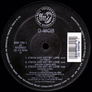 D Mob Introducing Cathy Dennis - C'mon And Get My Love - 1989