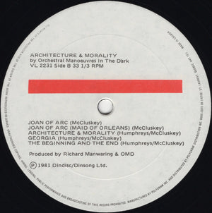 Orchestral Manoeuvres In The Dark - Architecture & Morality - 1981