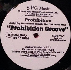 Prohibition - Prohibition Groove / In Case Of Emergency