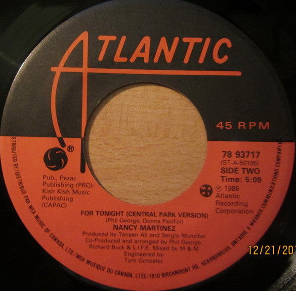 Nancy Martinez - For Tonight - 1986