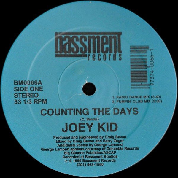 Joey Kid - Counting The Days Vinyl Record