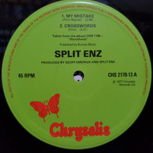 Split Enz - My Mistake C/W Crosswords