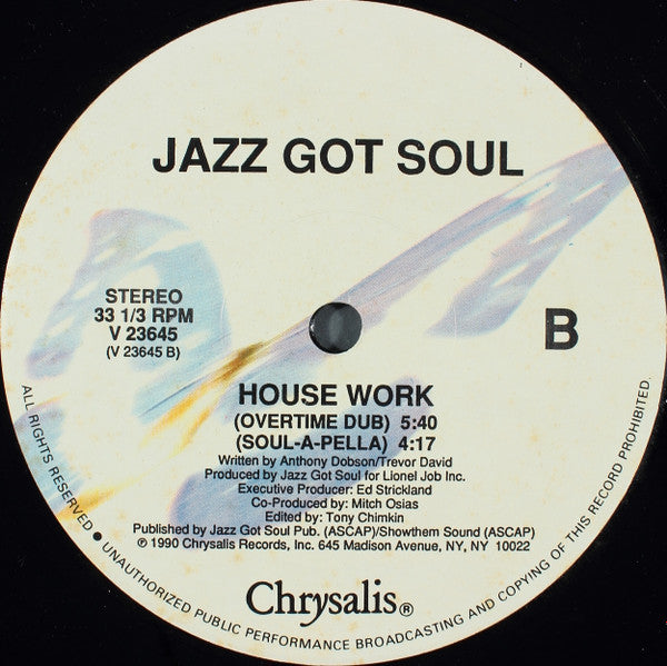 Jazz Got Soul - House Work