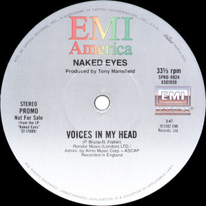 Naked Eyes - Always Something There To Remind Me (Remixed Version) / Voices In My Head - 1983