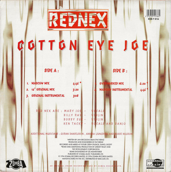 Rednex - Cotton Eye Joe - 1994