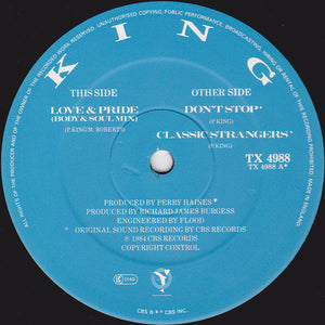 King - Love & Pride (Body & Soul Mix) - 1984