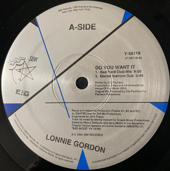 Lonnie Gordon - Do You Want It