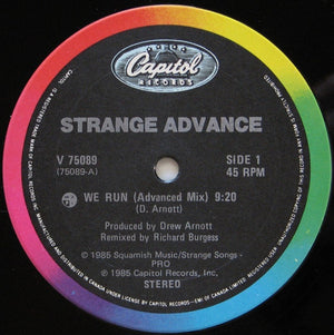 Strange Advance - We Run - 1985