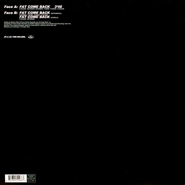 Alliance Ethnik - Fat Comeback - 1999