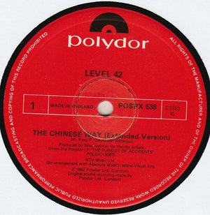 Level 42 - The Chinese Way - 1983