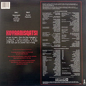 Philip Glass - Koyaanisqatsi (Life Out Of Balance) (Original Soundtrack Album From The Motion Picture)
