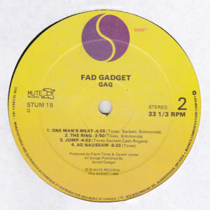 Fad Gadget - Gag - 1984