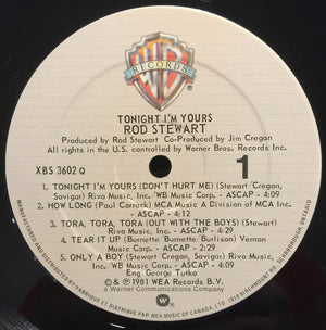 Rod Stewart - Tonight I'm Yours - 1981