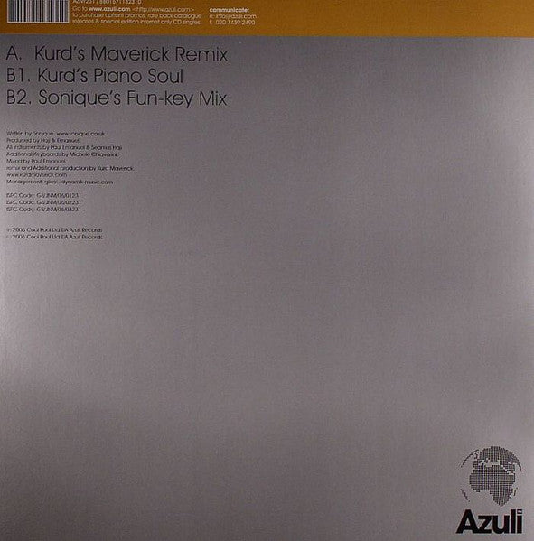 Sonique - Tonight (Kurd Maverick / Sonique Remixes)
