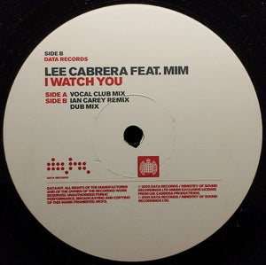 Lee-Cabrera - I Watch You