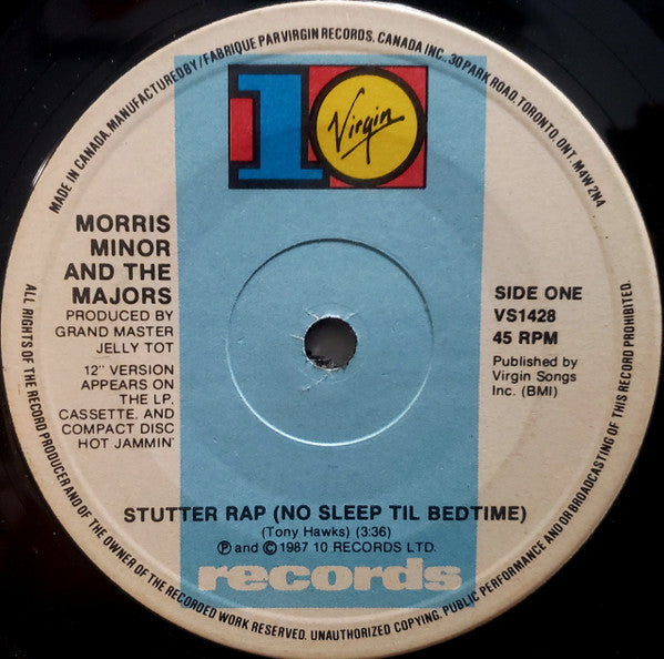 Morris Minor And The Majors - Stutter Rap (No Sleep Til Bedtime)