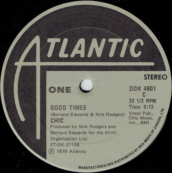 Chic - Good Times - 1979