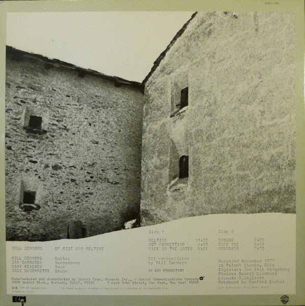 Bill Connors - Of Mist And Melting