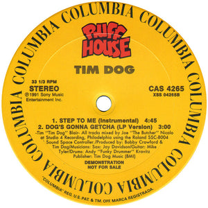 Tim Dog - Step To Me / Dog's Gonna Getcha - 1991