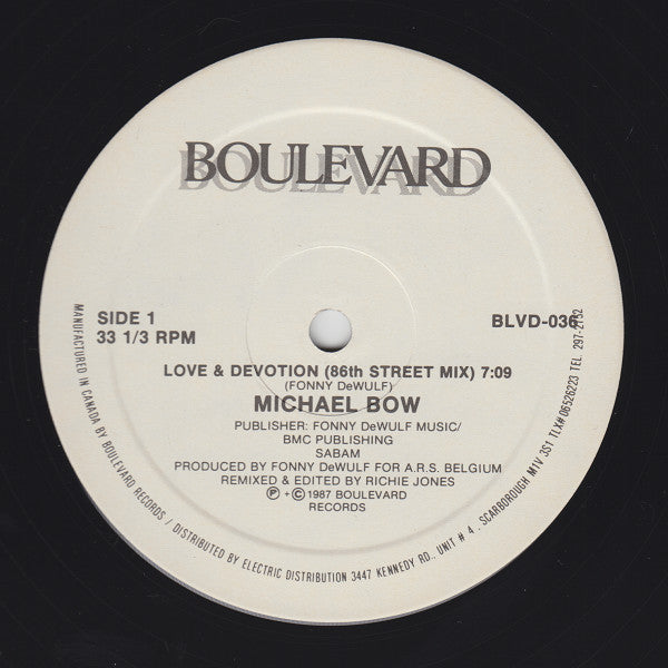 Michael Bow - Love & Devotion