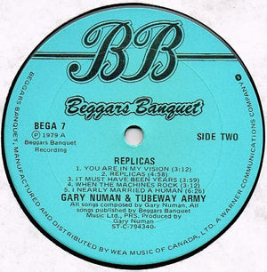 Gary Numan + Tubeway Army - Replicas - 1979