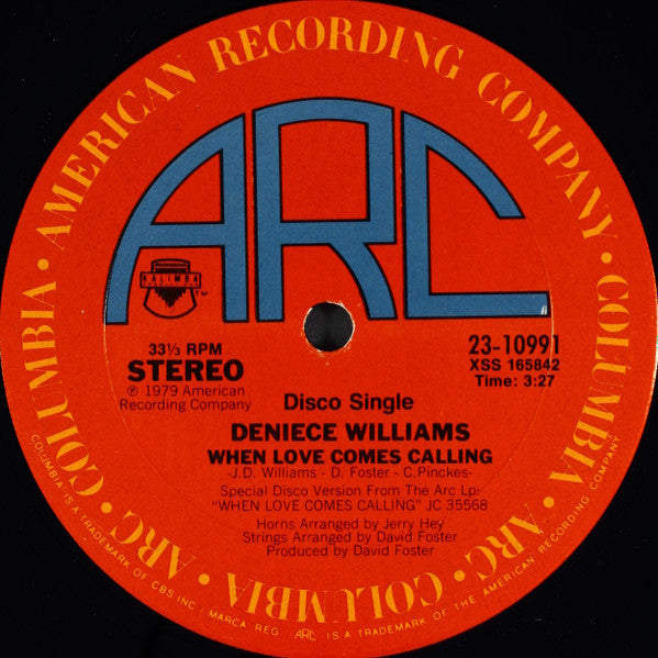 Deniece Williams - When Love Comes Calling / I've Got The Next Dance