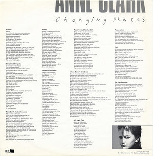 Anne Clark - Changing Places - 1983