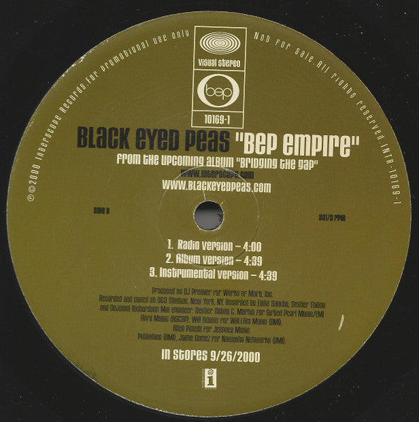 Black Eyed Peas - Weekends/ Bep Empire
