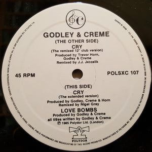 Godley & Creme - Cry Vinyl Record