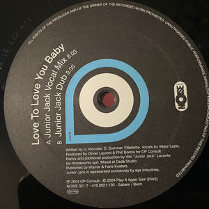 Viktor Lazlo - Love To Love You Baby (Junior Jack Mixes)
