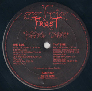 Celtic Frost - Morbid Tales - 1985