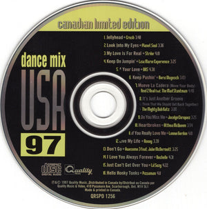 Various - Dance Mix USA 97 (Canadian Limited Edition) - 1997