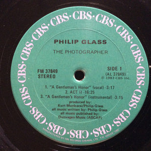 Philip Glass - The Photographer - 1983