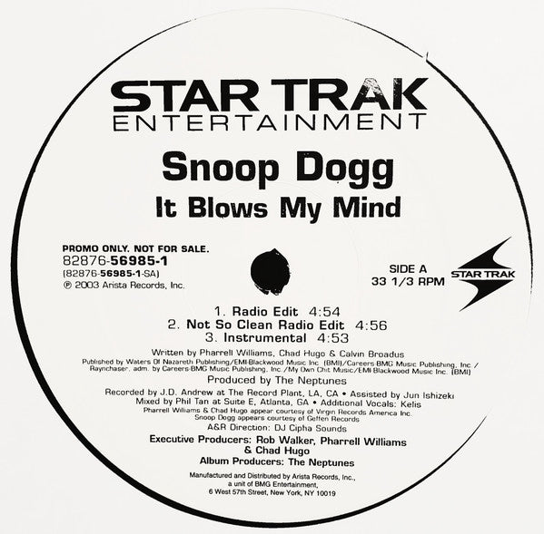 Snoop Dogg - It Blows My Mind / Hot
