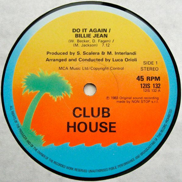 Club House - Do It Again / Billie Jean - 1983