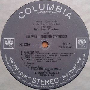 Walter Carlos - The Well-Tempered Synthesizer -