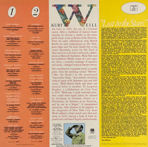 Various - Lost In The Stars (The Music Of Kurt Weill) - 1985