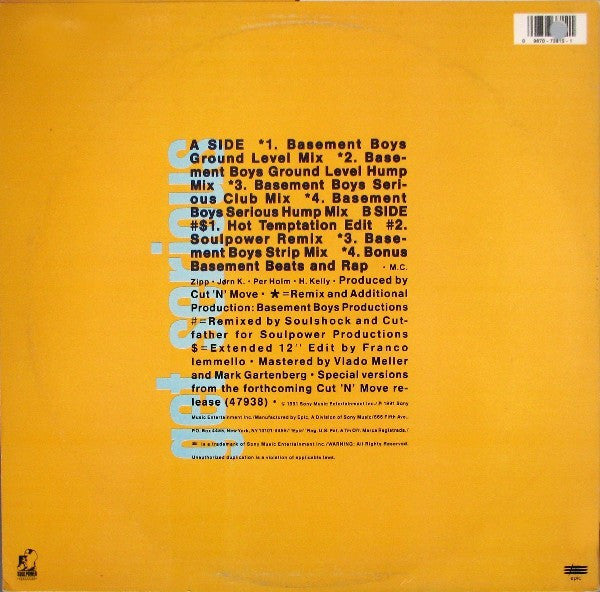 Cut 'N' Move - Get Serious - 1991