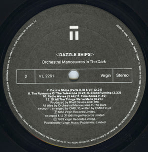 Orchestral Manoeuvres In The Dark - Dazzle Ships - 1983