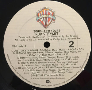 Rod Stewart - Tonight I'm Yours - 1981