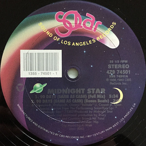 Midnight Star - 90 Days (Same As Cash)