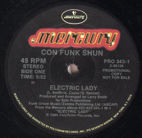 Con Funk Shun - Electric Lady