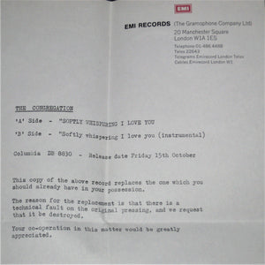 Congregation (2) - Softly Whispering I Love You