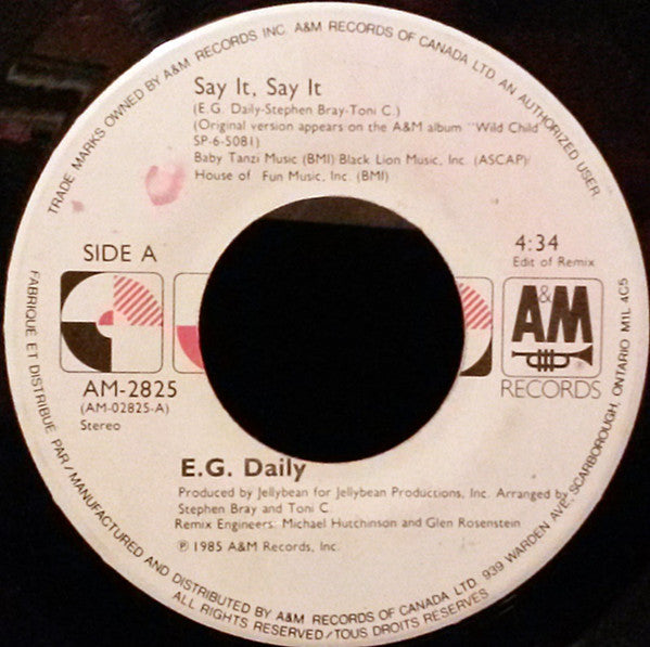 E.G. Daily - Say It, Say It