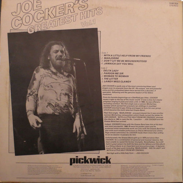 Joe Cocker - Joe Cocker's Greatest Hits Vol. 1 - 1975