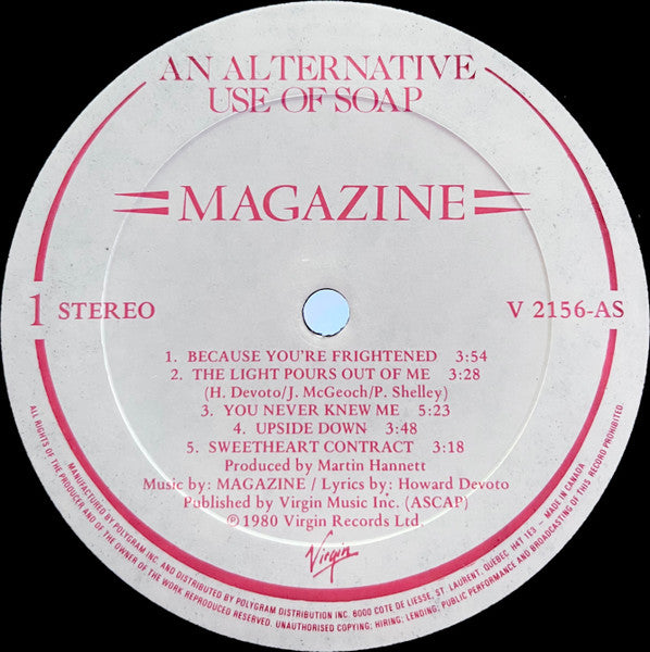 Magazine - An Alternative Use Of Soap