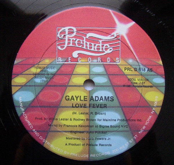 Gayle Adams - Love Fever - 1981