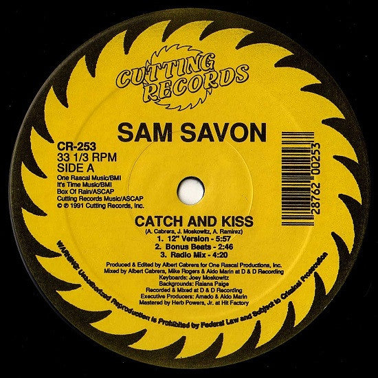 Sam Savon - Catch And Kiss Vinyl Record