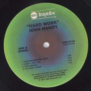 John Handy - Hard Work - 1976